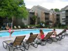 View of relaxing pool at lThe Fountains, a gated luxury condo community in Clearwater, Fl - 