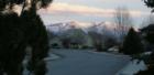 Boise mountains in winter from Hunter Pointe