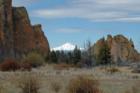Mt. Jefferson, naturally framed by Smith Rock - taken 4/1/07