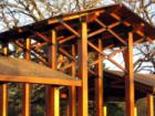 A really cool roof line for one of the shelters at Antioch Park.