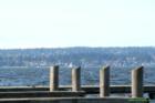 Lake Washington from the public dock.  Marina Park, Kirkland, Washington