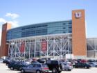 West entrance to Rice Eccles stadium, University of Utah, Salt Lake City, UT