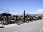 Trax (lightrail) station at Rice Eccles Stadium, University of Utah, Salt Lake City, UT