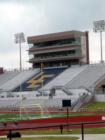 Little Elm's new stadium also provides a running track for the community.  Little Elm is growing to accomodate home buyers moving to Little Elm.