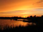 Sunset over Long Pond 