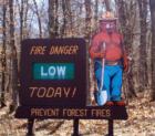 Smokey Bear at Linwood Fire Ranger Post