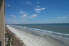 View from an oceanfront condo in the Myrtle Beach area.