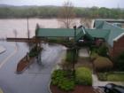 -                   "High Water Hooch"                   -
      The Chattahoochee River after a prolonged thunderstorm.  Not nearly at flood stage, but alot more water than normal.