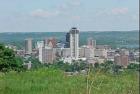A view from the escarpment overlooking Lake Ontario.