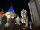 Excalibur at night.