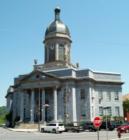 The Famous Blue Marble Cherokee county court house. Constructed from blue marble mined in Marble,N.C. the town next to Murphy NC