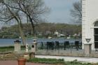 View of Maple Bluff from Governor's Mansion Garden