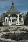 View of the Garden Gazebo with the Governor's Mansion behind