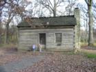 John Humphrey Park/walking trail log cabin in Orland Park