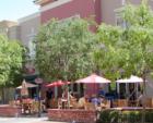 Patio dining is available at many restaurants in The District at Green Valley Ranch in Henderson, NV.