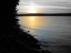 Sunset on Lake Wallenpaupack, from a lakefront cabin in Tafton.