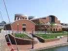 C. Burr Artz Library along Carroll Creek