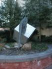 Block and Quill statue north of "The Green"