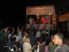 WKTU radio station playing live from the Santa Rosalia feast on 18th Avenue, Brooklyn, New York