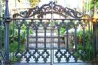 Historic Wilmington NC is Known for It's Eclectic Collection of Iron Gates   photo by Ginger Sala