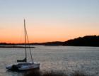 A Sail Boat on the water in the Navesink River in Sea Bright
      (C) 07 Jane E Haas