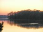 sunrise on West Rush Lake