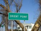 Orient Point Sign Marker - Route 25, Orient Point, New York 