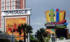 The Mirage and TI sign