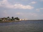 Caloosahatchee River from the yacht club in Cape Coral, Florida.