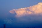 Supercell Thunderstorm south of KU - Feb. 28, 2007