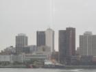 View of Canada, from Detroit, looking across Detroit River.