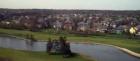 A view of the east branch of the DuPage River snaking its way thru the public Seven Bridges Golf course.