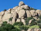 Stoney Point Park, located in Chatsworth, CA, on Topanga and So. of 118 freeway.  This is a great place to go rock climbing and hiking.  It provides fabulous views of the San Fernando Valley.