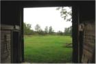 Looking Out Of A Dark Patten Maine Barn On Rt 11 !