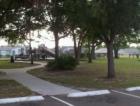 This is part of a smaller park in Buenaventura Lakes.....swings, a post office and a police community center are here to add to the sense of security in the area.