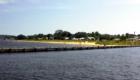 View of Leonardo Beach from Leonardo State Marina, Leonardo, NJ
      (C) 2006 Linda Haas