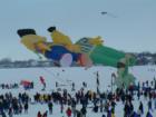 Kites on Ice - Winter fun in Madison (courtesy saketj)