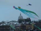 Kites on Ice - a Madison Tradition that adds warmth to a cold winter.