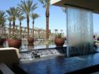 Red Rock Station water feature out front