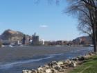 Downtown Red Wing which sits on the Mississippi River