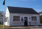 New Castle NH Post Office - notice the hitching posts still out front.  Quaint little Post Office for a charming and quaint seaside community - New Castle New Hampshire