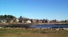 New Castle NH - one of the many views of gorgeous homes along the water in New Castle.   This view is from the Great Island Common park.