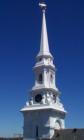 Portsmouth NH - This is our beautiful brand new steeple on the historic North Church in downtown Portsmouth.  This church played a role in Paul Revere's ride.