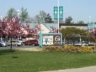 Leisure World Plaza sign as you approach via Rossmoor Blvd.