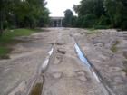 Wagon Wheel Marks in Bed of Brushy Creek