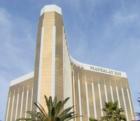 The Mandalay Bay Hotel & Casino anchors the south end of the Las Vegas Strip.