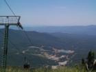 Stowe Vermont - This is taken from the top of Mt. Mansfield looking down into the valley below just before we got on the chair lift for the trip down the mountain - incredible views everywhere you look!