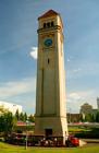 The Clocktower in Riverfront Park was built as part of the Great Northern Railroad Station in 1902 and was left standing as part of Spokane's Worlds Fair in 1974.