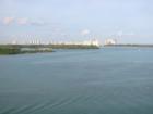 Sunny Isles as viewed across the water from Bay Harbor Islands.