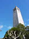 The Campanelli bell tower on the UC Berkeley campus.